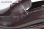 Prada Red Brushed Calfskin Loafers with the Iconic Enameled Metal Triangle Logo