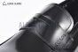 Prada Black Brushed Calfskin Loafers with the Triangle-embossed Logo