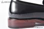Prada Black Brushed Calfskin Loafers with the Triangle-embossed Logo