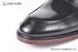 Prada Black Brushed Calfskin Loafers with the Triangle-embossed Logo