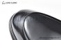 Prada Black Brushed Calfskin Loafers with the Triangle-embossed Logo