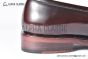 Prada Red Calfskin Loafers with the Iconic Enameled Metal Triangle Logo