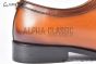 GUCCI Men's Brown Calfskin Lace-up Shoes with Interlocking G 
