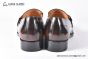 GUCCI Man's Dark Brown Calfskin Buckle Loafers  