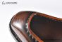 GUCCI Man's Dark Brown Calfskin Buckle Loafers  