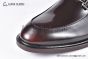 Prada Red Brushed Calfskin Loafers with the Logo-engraved Enameled Metal Bit Ornament