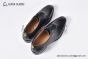 GUCCI Men's Black Calfskin Lace-up Shoes with Interlocking G 