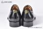 GUCCI Men's Black Calfskin Lace-up Shoes with Interlocking G 