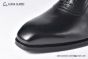 GUCCI Men's Black Calfskin Lace-up Shoes with Interlocking G 