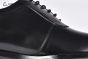 GUCCI Men's Black Calfskin Lace-up Shoes with Interlocking G 