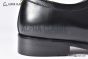 GUCCI Men's Black Calfskin Lace-up Shoes with Interlocking G 