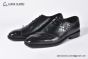 Berluti Alessandro Démesure Black Calfskin/Crocodile Oxford