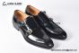 GUCCI Men's Black Calfskin Monk Starp Shoes