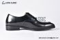 GUCCI Men's Black Calfskin Monk Starp Shoes