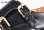 GUCCI Men's Black Calfskin Monk Starp Shoes