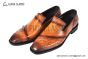 Berluti Cursive Galet Scritto Brown Calfskin Loafer