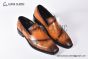 Berluti Cursive Galet Scritto Brown Calfskin Loafer