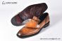 Berluti Cursive Galet Scritto Brown Calfskin Loafer