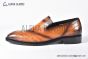 Berluti Cursive Galet Scritto Brown Calfskin Loafer