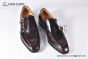 GUCCI Men's Brown Calfskin Monk Starp Shoes
