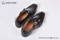 GUCCI Men's Brown Calfskin Monk Starp Shoes