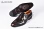 GUCCI Men's Brown Calfskin Monk Starp Shoes
