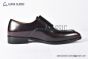 GUCCI Men's Brown Calfskin Monk Starp Shoes