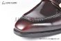 GUCCI Men's Brown Calfskin Monk Starp Shoes