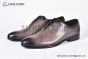Berluti Alessandro Galet Scritto Beige Calfskin Oxford