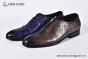 Berluti Alessandro Demesure Blue/Brown Calfskin Oxford