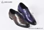 Berluti Alessandro Demesure Blue/Brown Calfskin Oxford