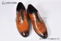 Berluti Alessandro Galet Scritto Brown Calfskin Oxford