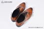 Berluti Alessandro Galet Scritto Brown Calfskin Oxford