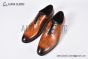 Berluti Alessandro Galet Scritto Brown Calfskin Oxford