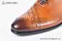 Berluti Alessandro Galet Scritto Brown Calfskin Oxford