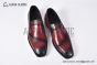 Berluti Cursive Galet Scritto Red Calfskin Loafer