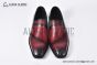 Berluti Cursive Galet Scritto Red Calfskin Loafer
