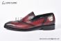 Berluti Cursive Galet Scritto Red Calfskin Loafer