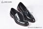 Prada Classic Brushed Black Calfskin Loafers