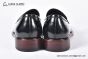 Prada Classic Brushed Black Calfskin Loafers