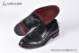 Prada Classic Brushed Black Calfskin Loafers