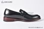 Prada Classic Brushed Black Calfskin Loafers