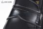 Prada Classic Brushed Black Calfskin Loafers