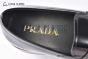 Prada Classic Brushed Black Calfskin Loafers