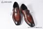 Berluti Dark Brown Calfskin Monk Shoe