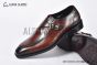 Berluti Dark Brown Calfskin Monk Shoe