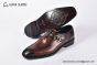 Berluti Dark Brown Calfskin Monk Shoe