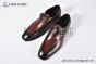 Berluti Dark Brown Calfskin Monk Shoe