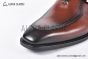 Berluti Dark Brown Calfskin Monk Shoe