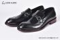 Prada Saffiano Black Calfskin Loafers